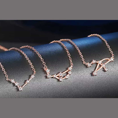 Collar Zodiaco - Constelación Rosa - GÉMINIS