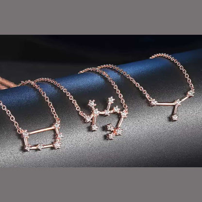 Collar Zodiaco - Constelación Rosa - GÉMINIS