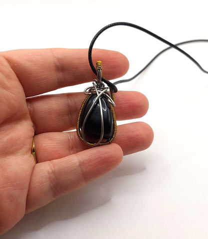 Colgante único y artesanal de Onix